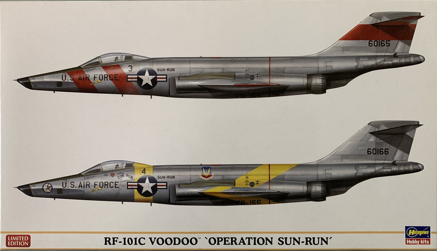 Hasegawa 1/72 RF-101C Voodoo "Operation Sun-Run" dual combo