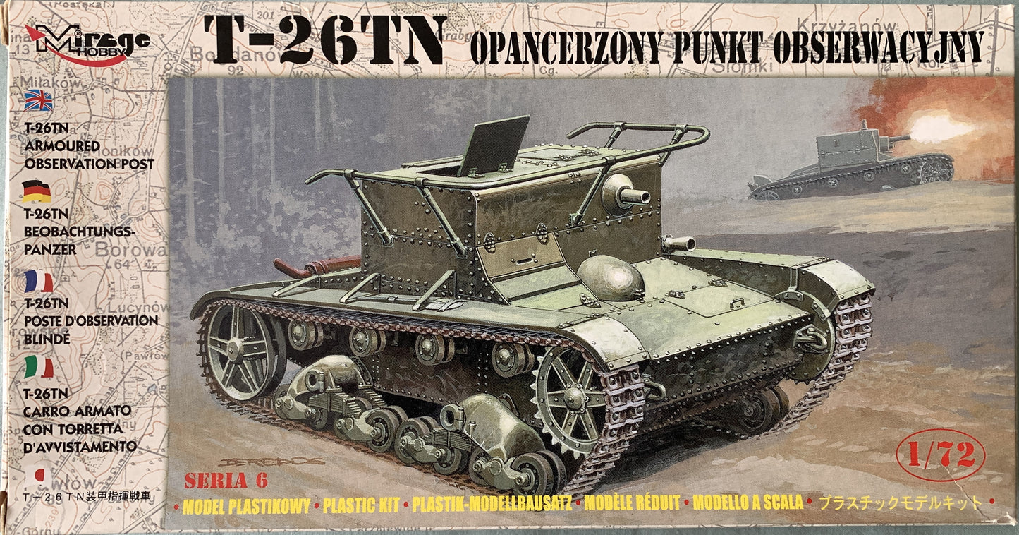 Mirage 1/72 T-26TN Armoured Observation Point