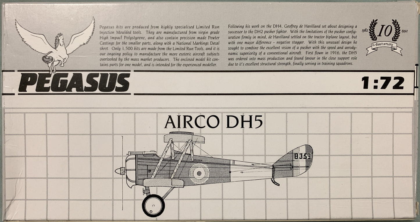 Pegasus 1/72 Airco DH.5