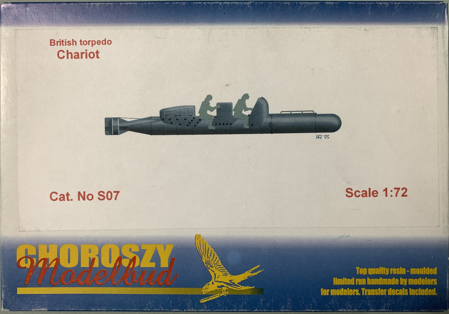 Choroszy Modelbud 1/72 British Torpedo Chariot