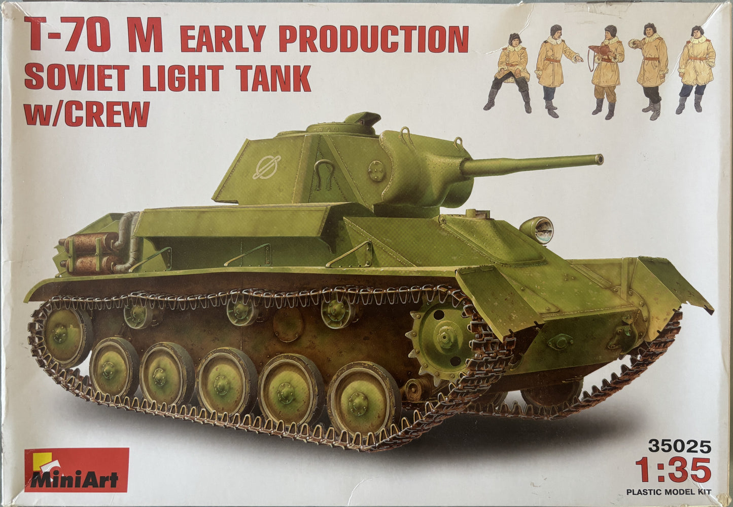 Mini Art 1/35 T-70M Early Prod. Soviet Light Tanks w/Crew