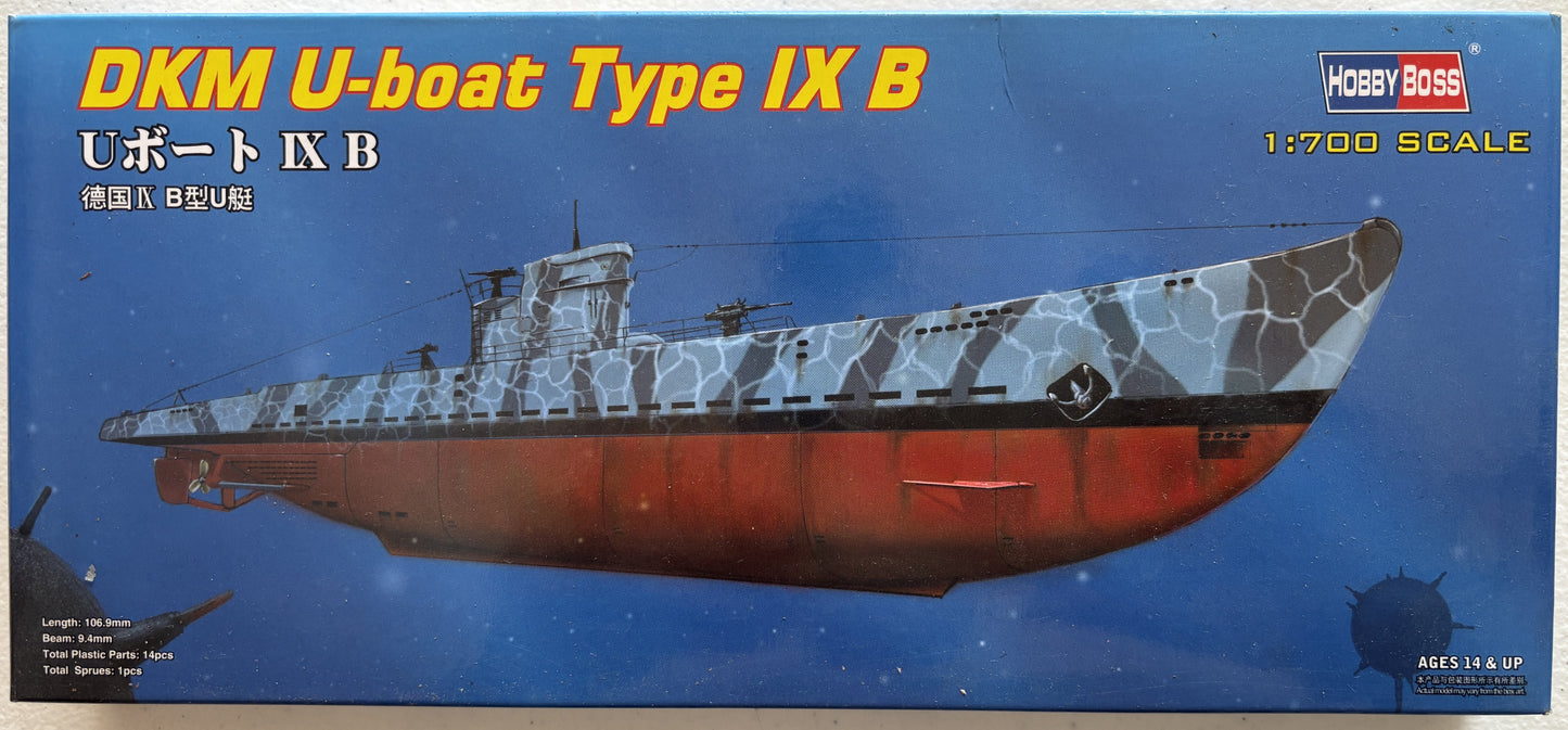 Hobby Boss 1/700 DKM U-boat Type IXB