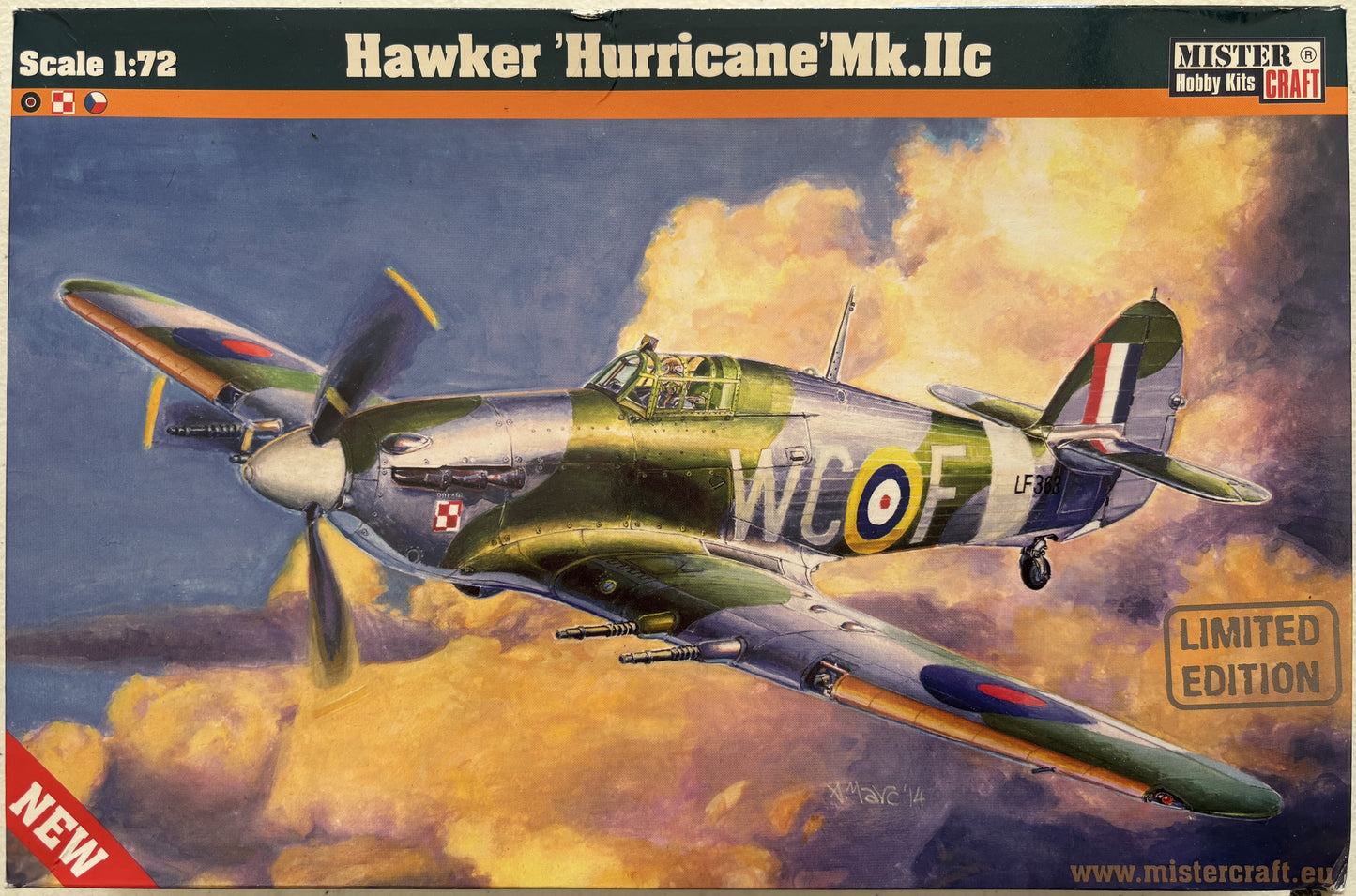 MisterCraft 1/72 Hurricane Mk.IIc