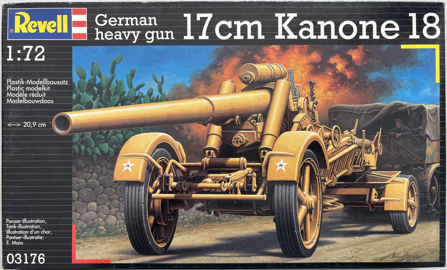 Revell 1/72 17cm Kanone 18 German Heavy Gun