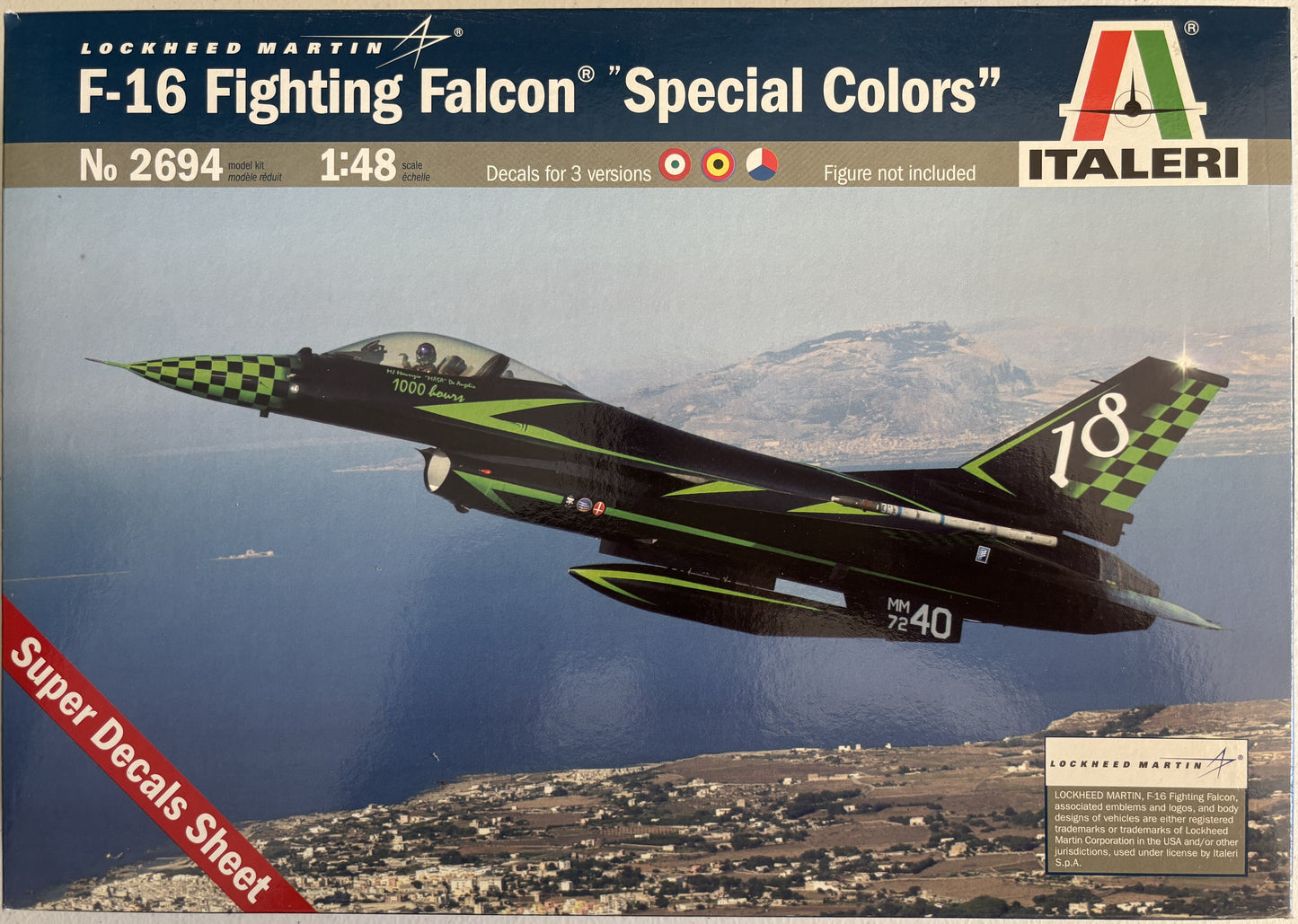 Italeri 1/48 Fighting Falcon "Special Colors"