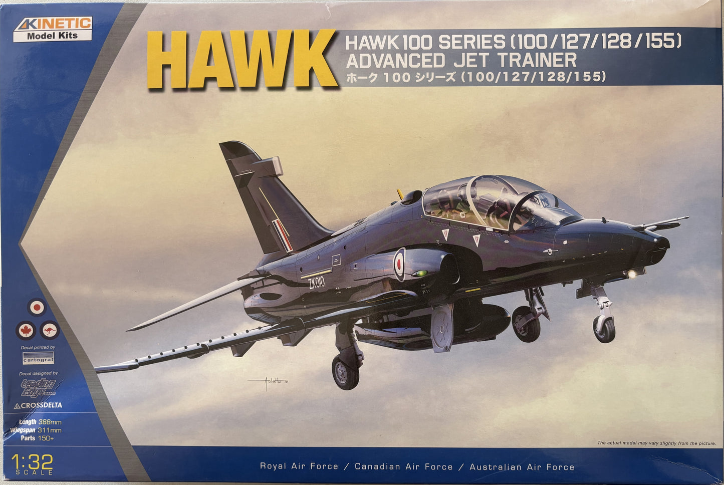 Kinetic 1/32 Hawk 100 Series (100/127/128/155) Advanced Jet Trainer