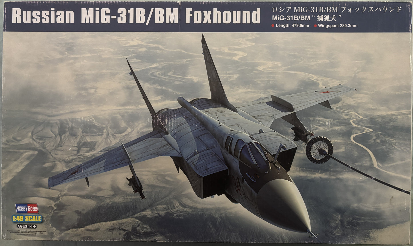 Hobby Boss 1/48 Russian Mig-31B/BM Foxhound