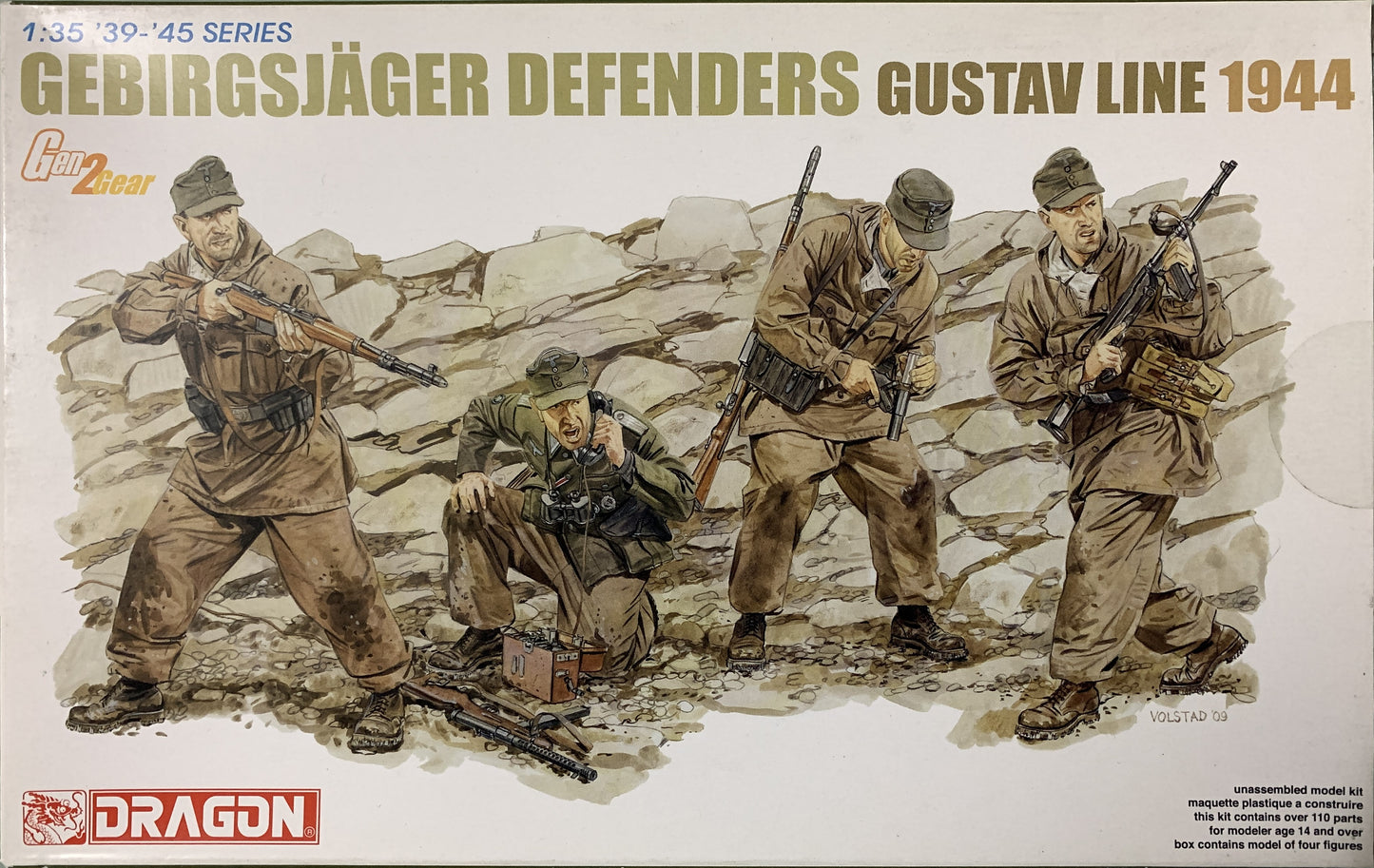 Dragon 1/35 Gebirgsjager Defenders Gustav Line 1944