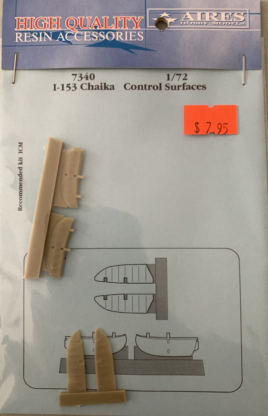 [65] Aires 1/72 I-153 Chaika Control Surfaces