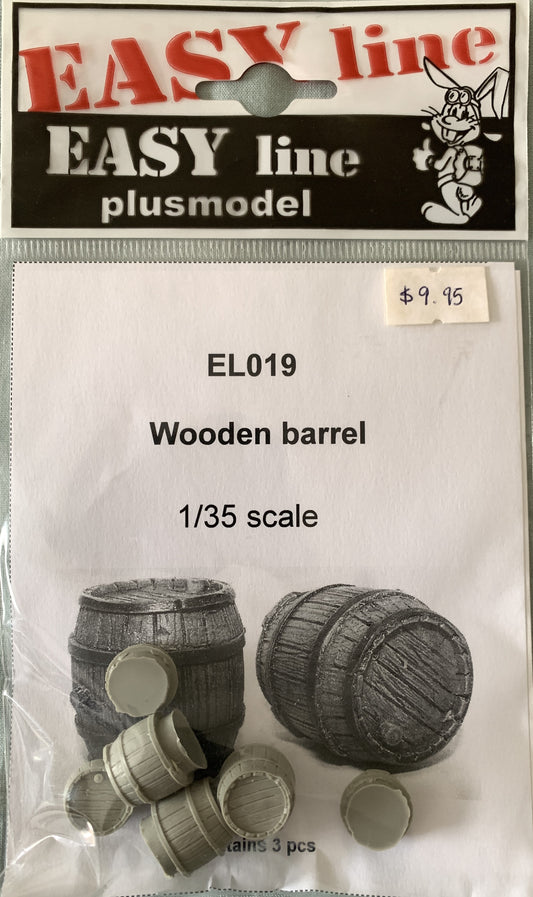 [52] Plus Model 1/35 Wooden Barrel