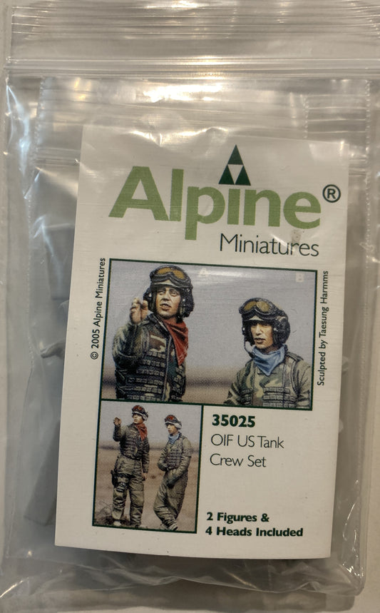 [66] Alpine Miniatures 1/35 OIF U.S Tank Crew set