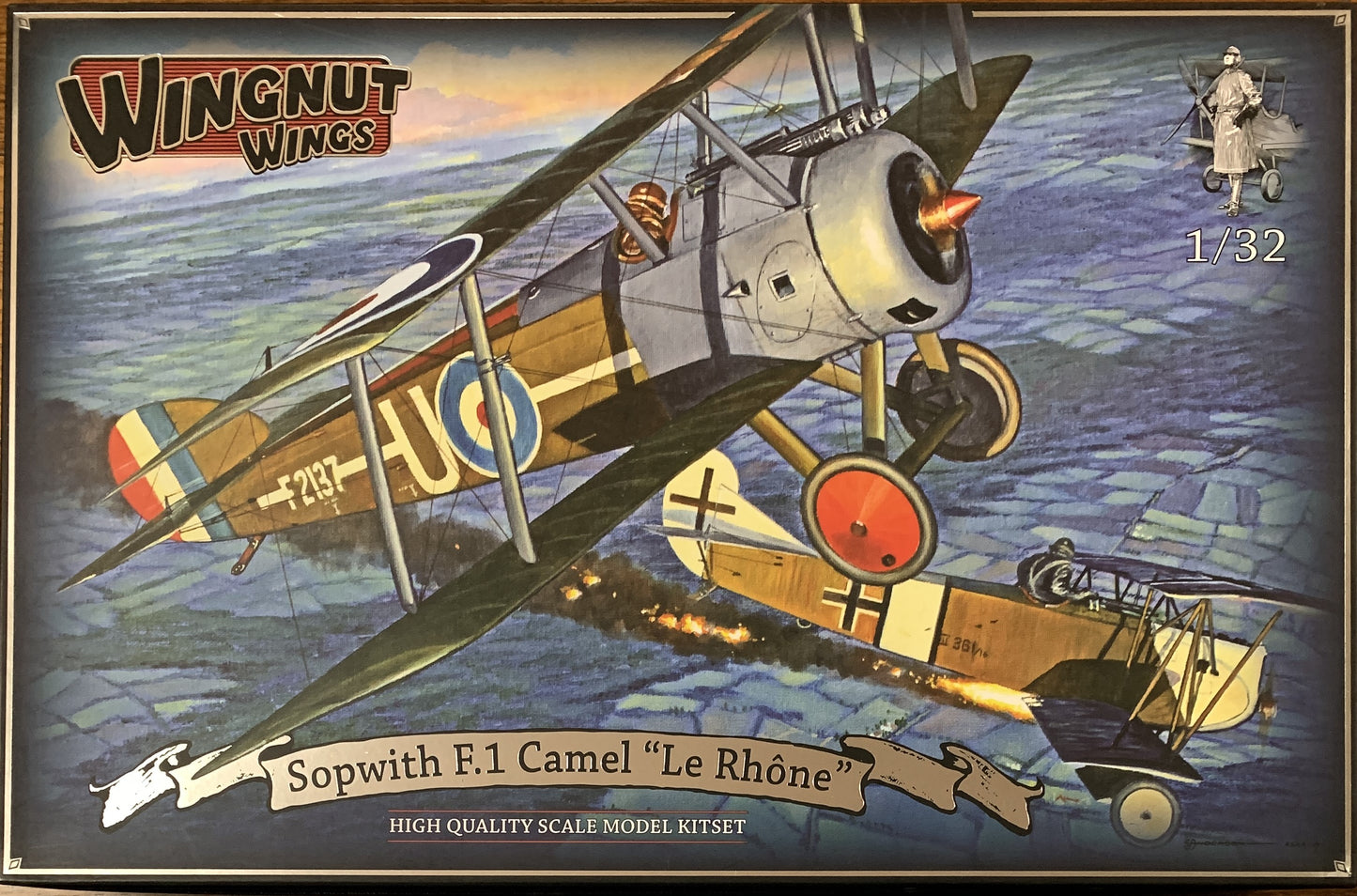 Wingnut Wings 1/32 Sopwith F.1 Camel "Le Rhone"