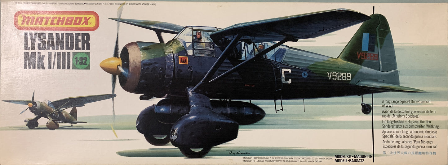 Matchbox 1/32 Lysander Mk.I/III