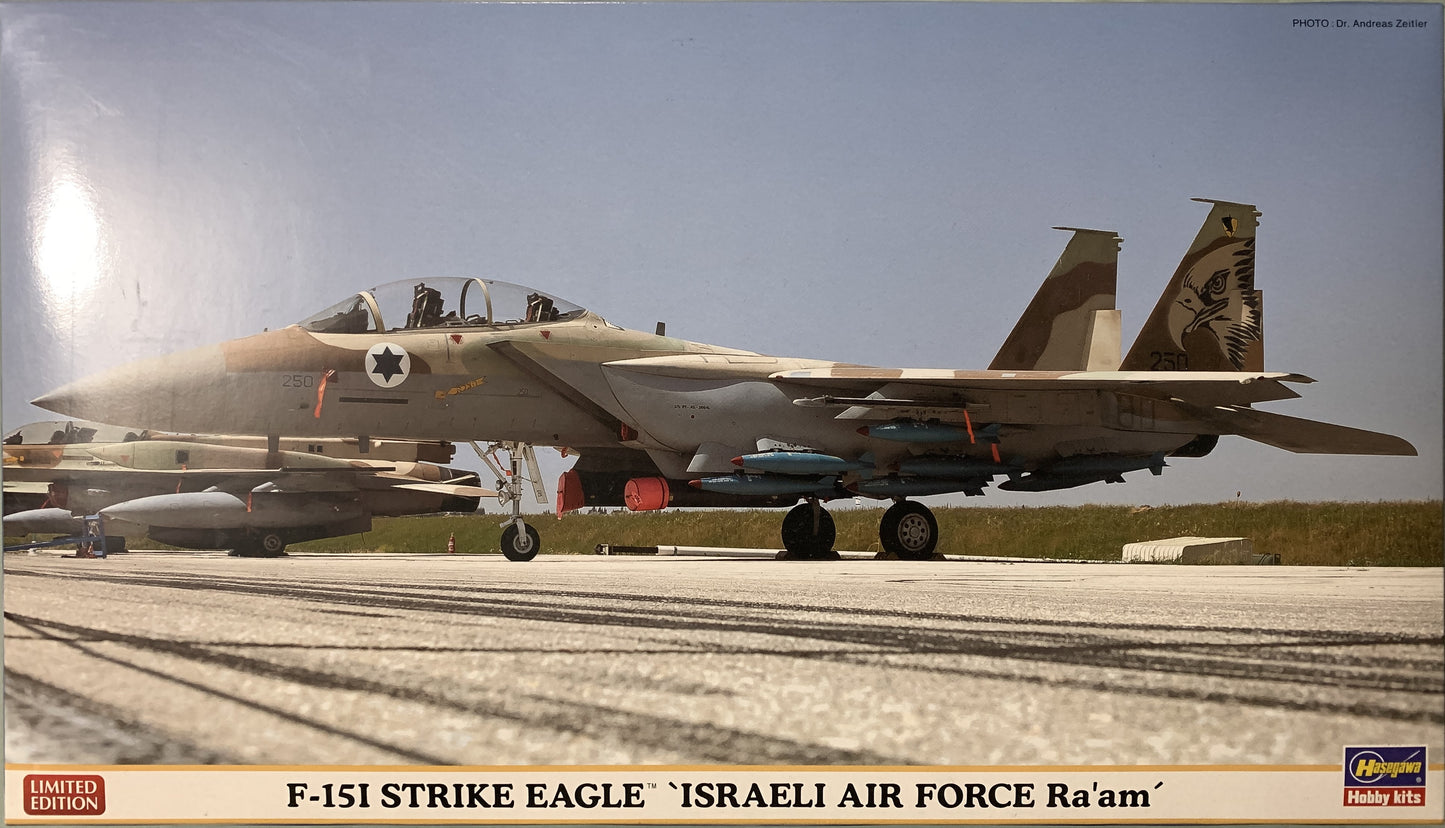 Hasegawa 1/72 F-15I Strike Eagle "Israeli Air Force Ra'am"