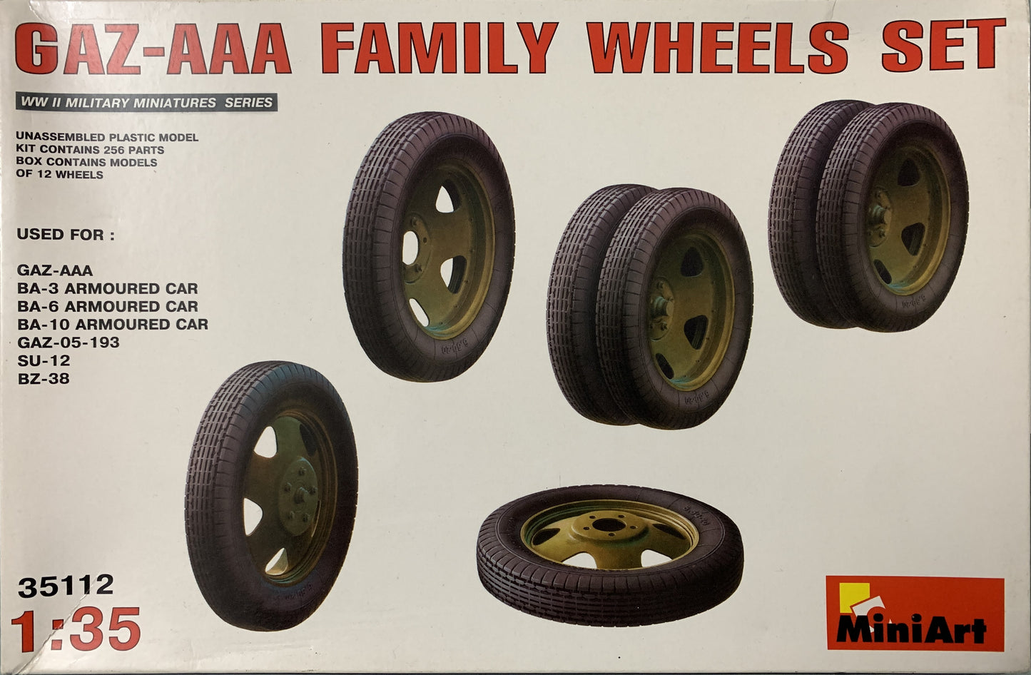 Mini Art 1/35 GAZ-AAA Family Wheel Set