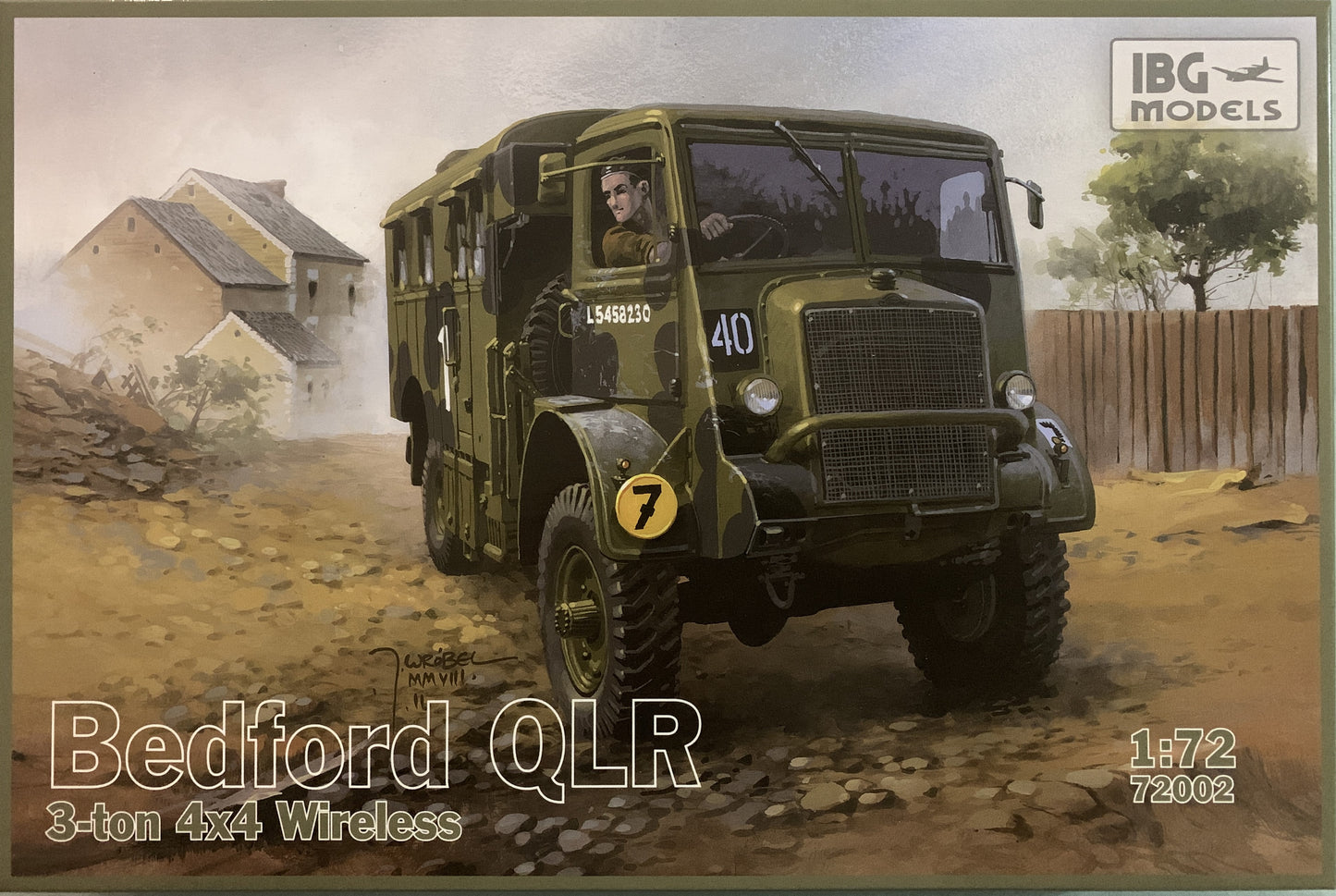 IBG 1/72 Bedford QLR 3-ton 4x4 wireless