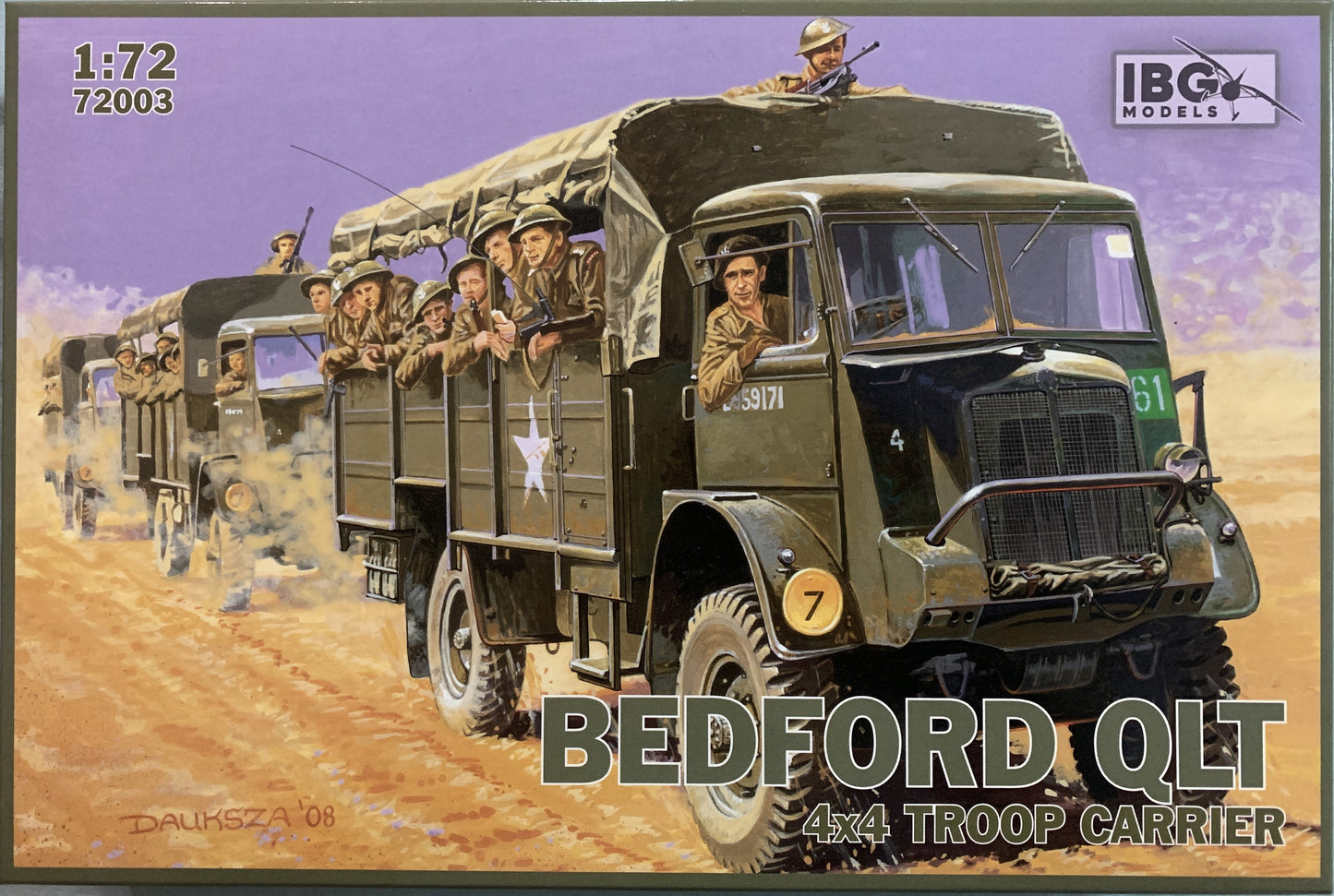 IBG 1/72 Bedford QLR 3-ton 4x4 troop carrier