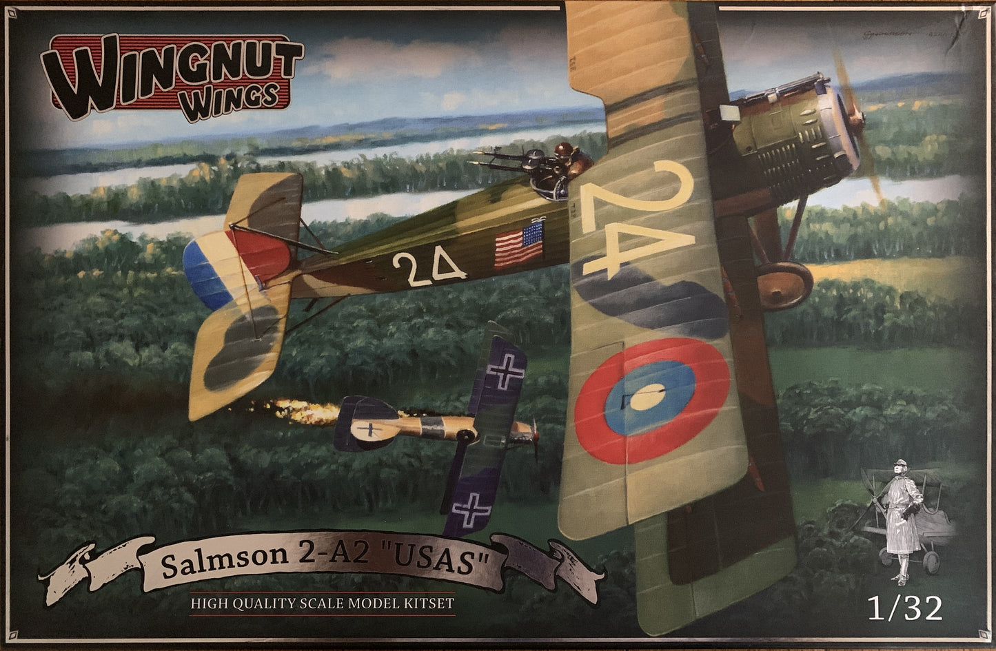 Wingnut Wings 1/32 Salmson 2-A2 "USAS"