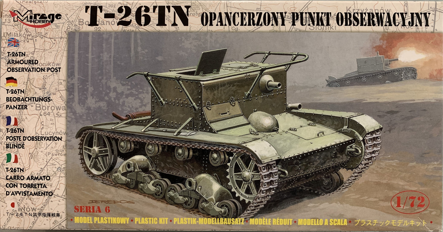 Mirage 1/72 T-26TN Armored Observation Point