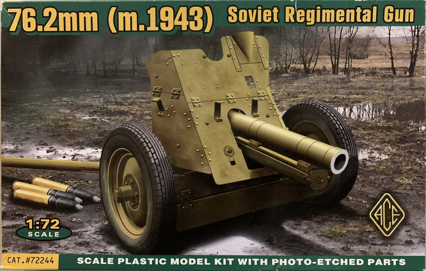 Ace 1/72 76.2mm (m.1943) Soviet Regimental Gun