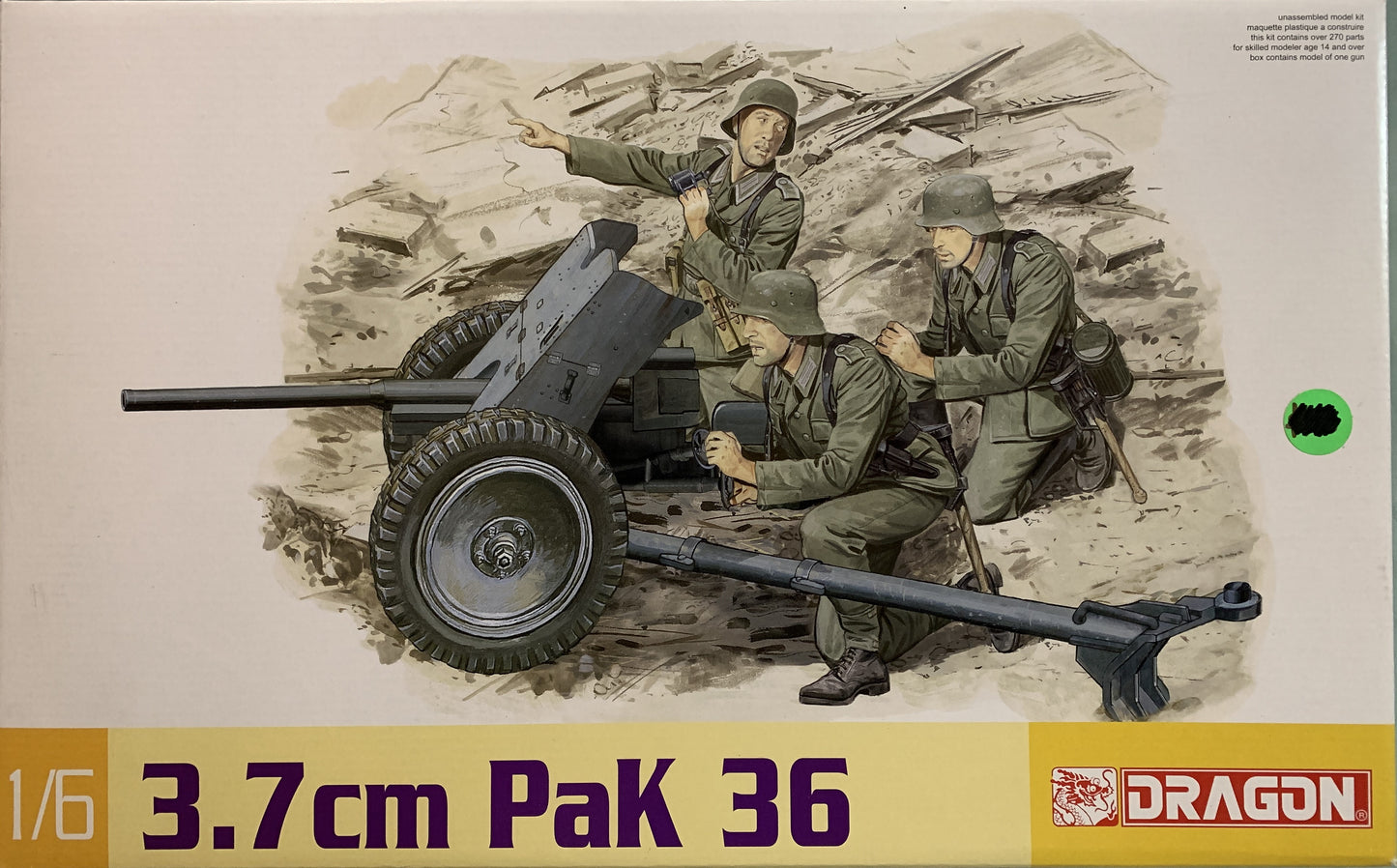 Dragon 1/6 3.7cm Pak 36
