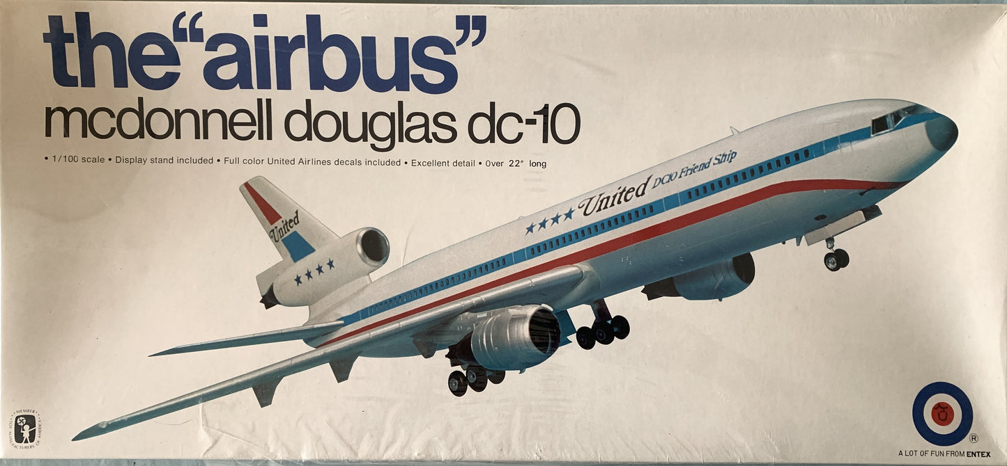 Entex 1/100 McDonnell Douglas DC-10 "The Airbus"
