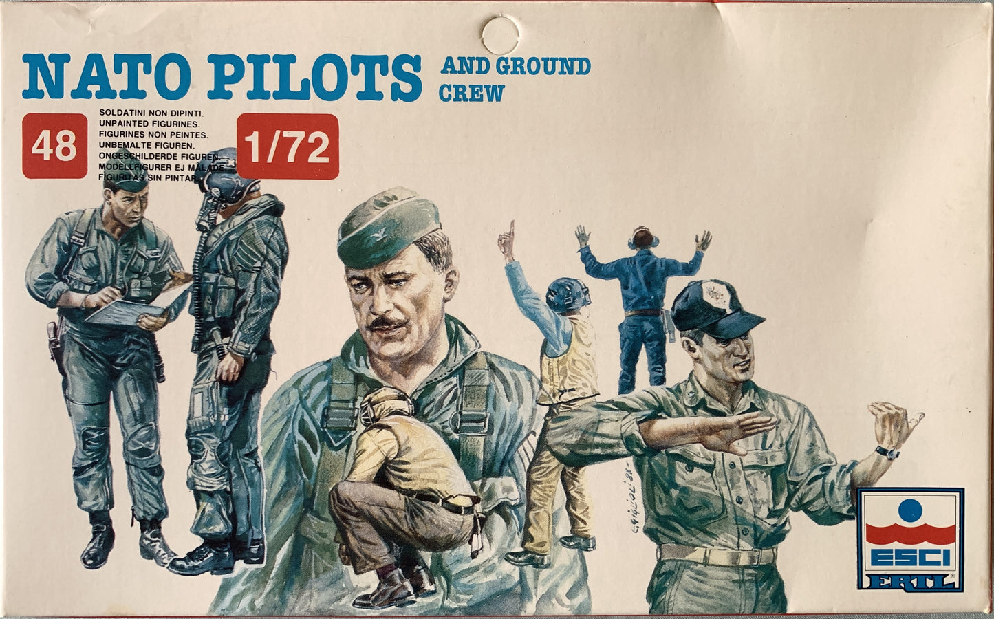 ESCI 1/72 NATO Pilots & Ground Crew