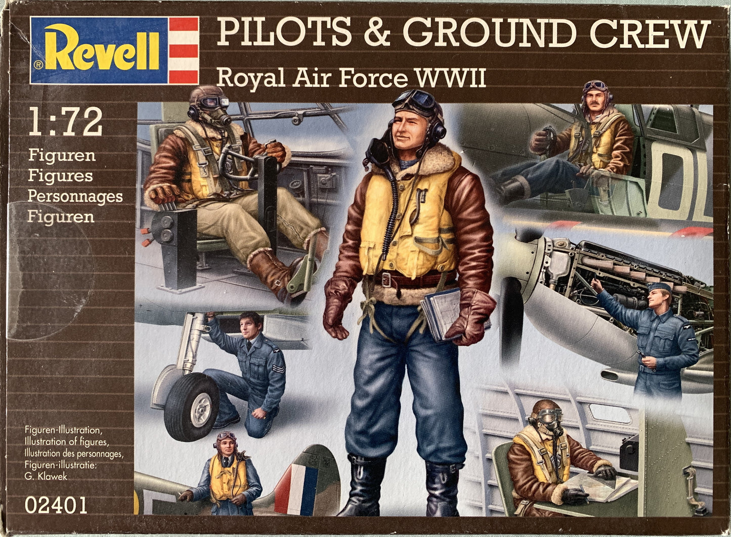 Revell 1/72 Pilots & Groundcrew, Royal Air Force, WWII