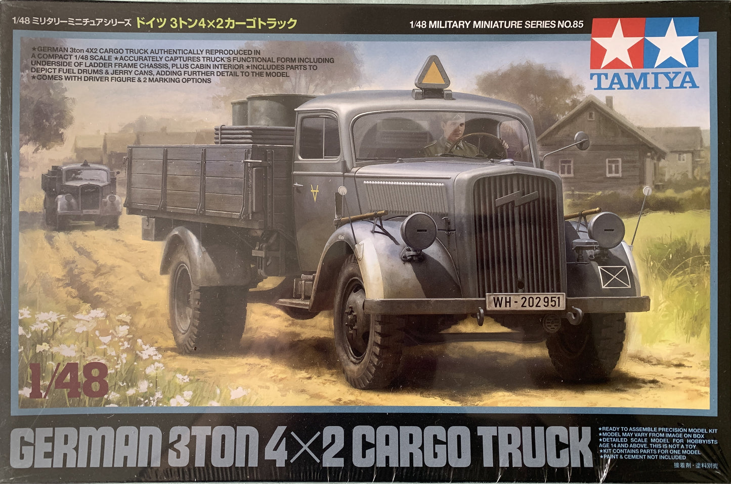 Tamiya 1/48 German 3ton 4x2 Cargo Truck