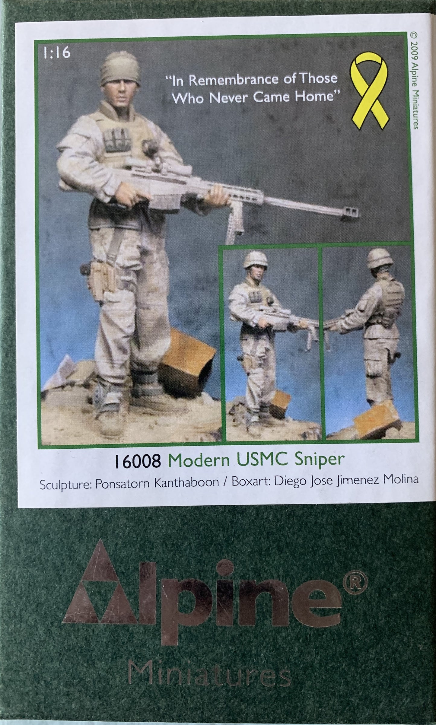 Alpine Miniaturs 1/16 Modern USMC Sniper