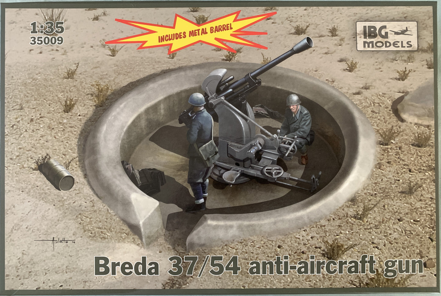 IBG 1/35 Breda 37/54 Anti-Aircraft Gun