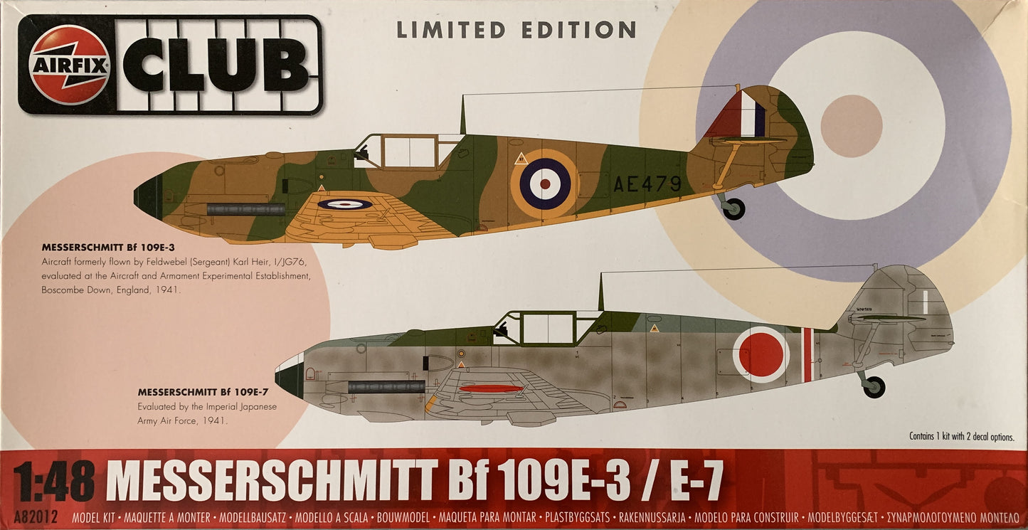 Airfix "Club" 1/48 Messerschmitt Bf 109E-3/E-7