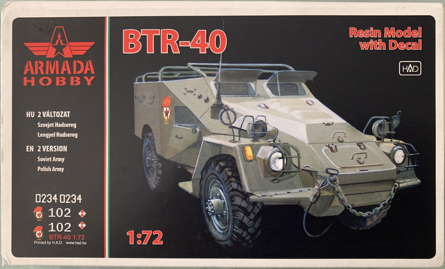 Armada Hobby 1/72 BTR-40