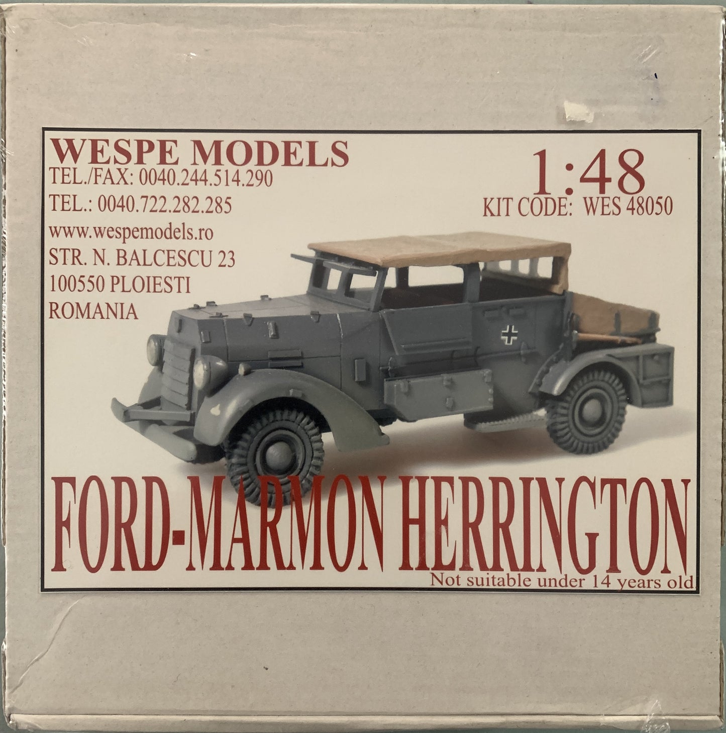 Wespe Models 1/48 Ford-Marmon Herrington "Ready to Fit" resin kit