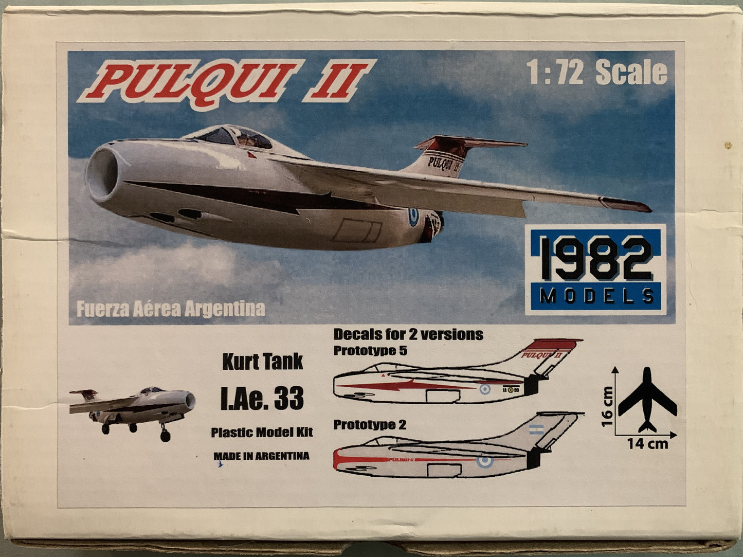 1982 Models 1/72 Pulqui II