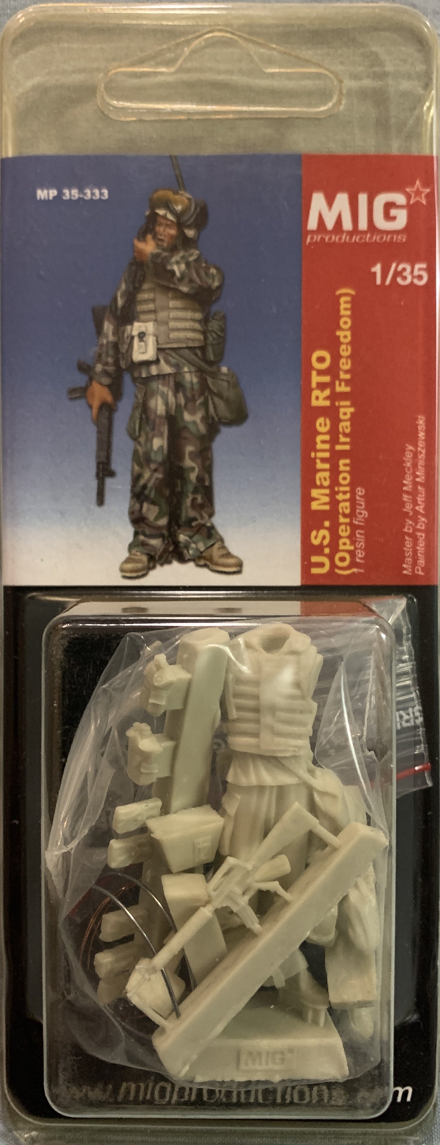 MIG Productions 1/35 U.S Marine Officer RTO (Operation Iraqi Freedom)