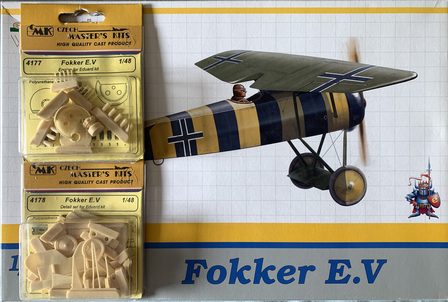 Eduard 1/48 Fokker E.V + extras