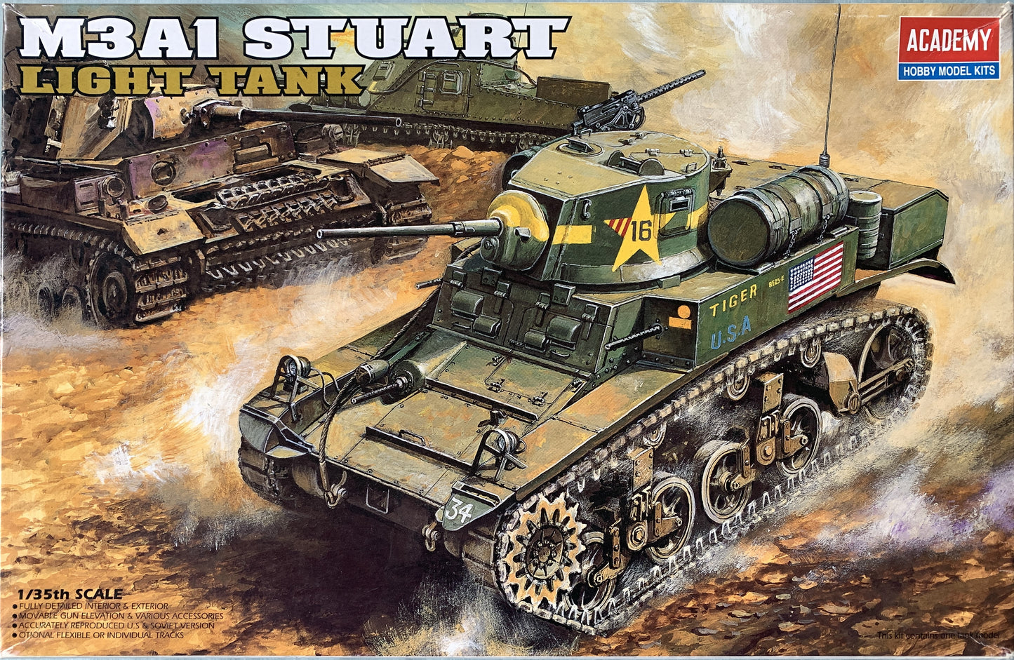 Academy 1/35 M3A1 Stuart Light Tank
