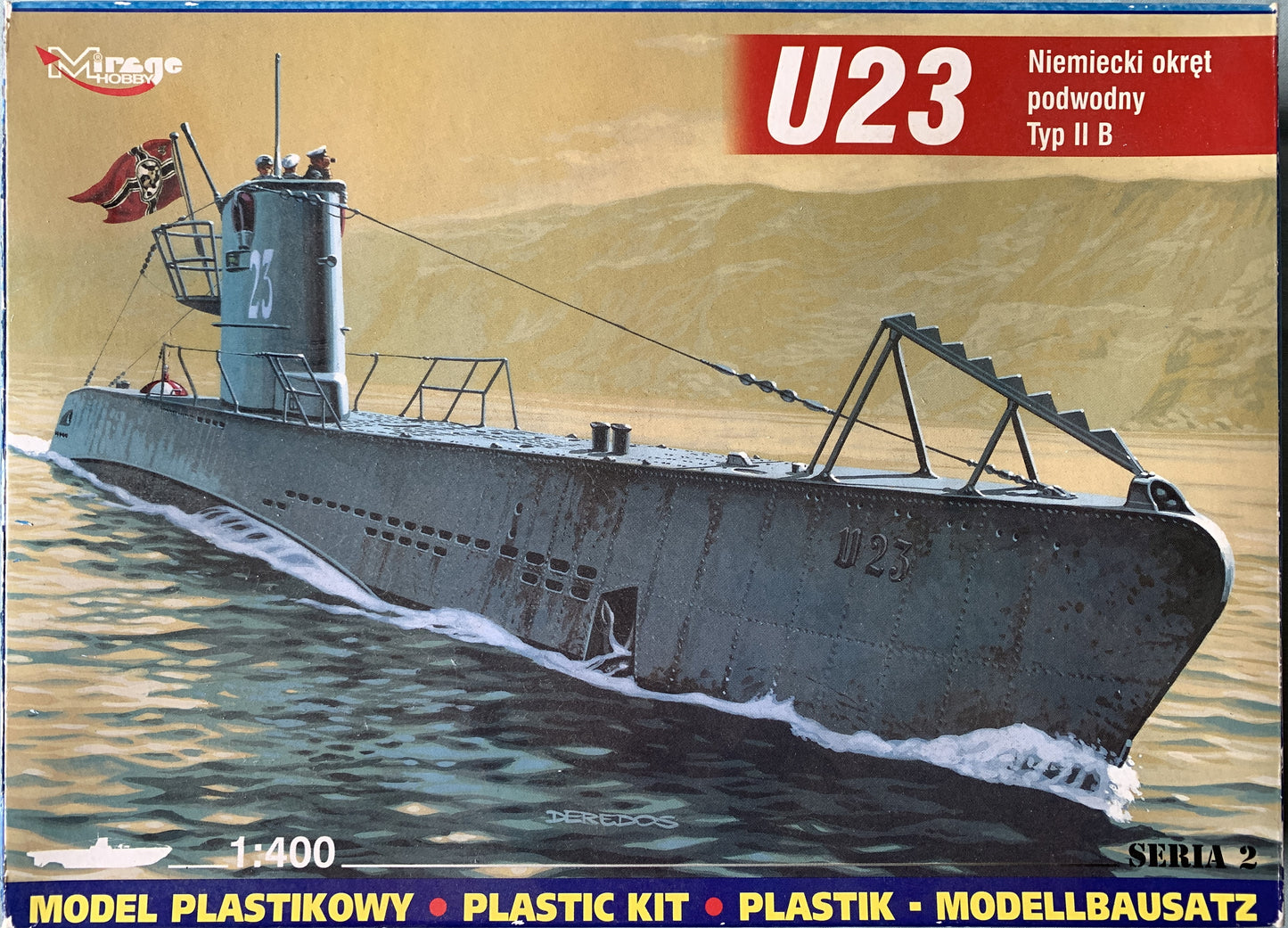 Mirage Hobby 1/400 U23 Typ II B U-Boat