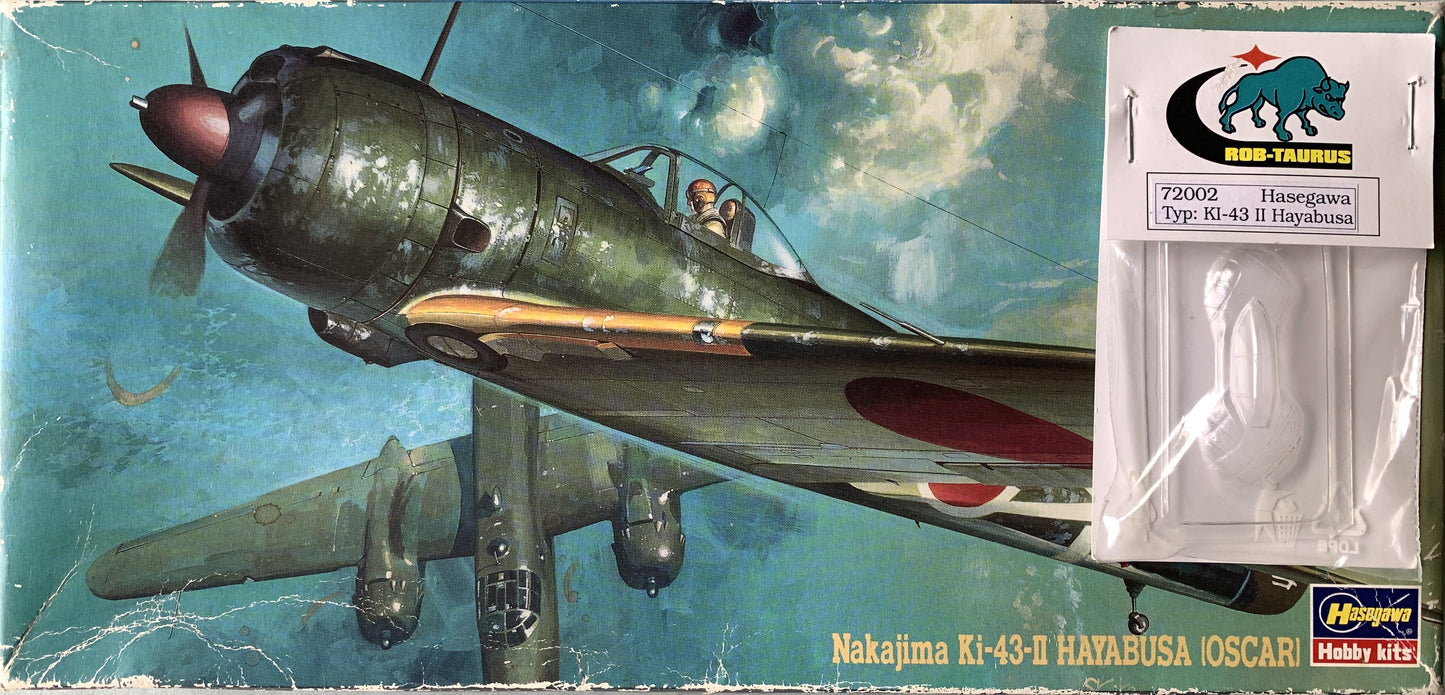 Hasegawa 1/72 Nakajima Ki-43-II Hayabusa (Oscar) + Vac Canopy