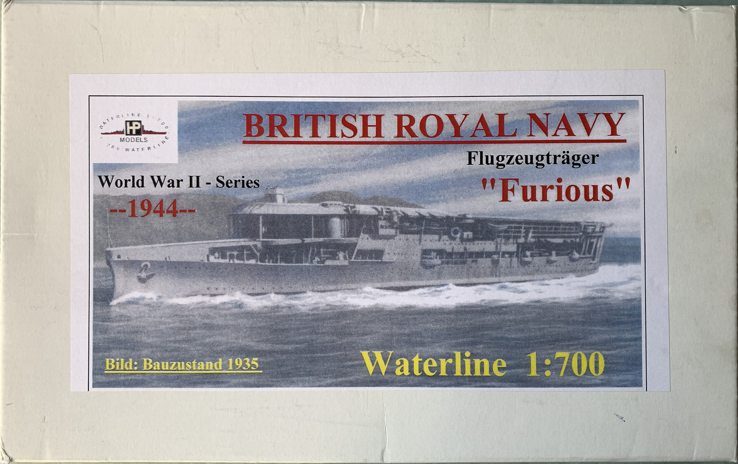 HP Model 1/700 British Royal Navy Aircraft Carrier Furious