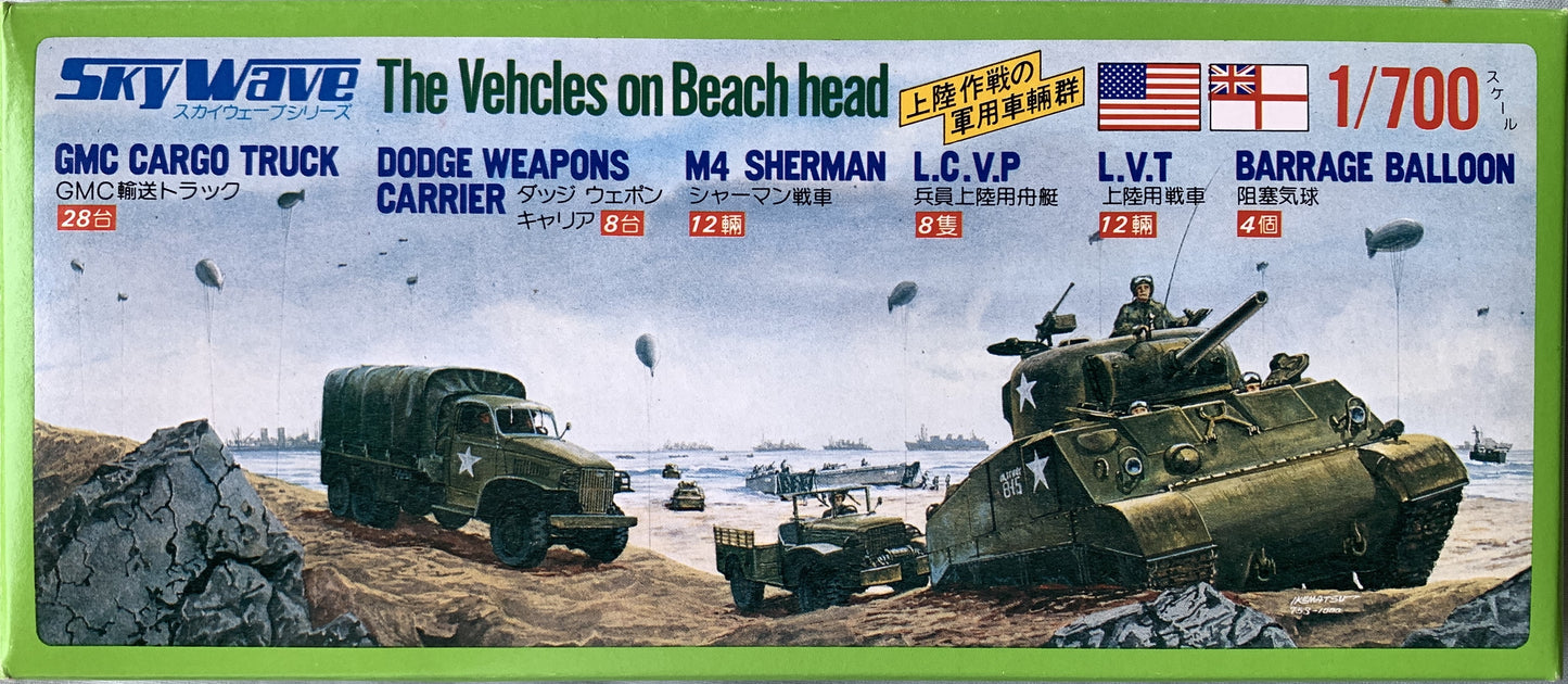 Pit Road 1/700 "The vehicles on the beach head"