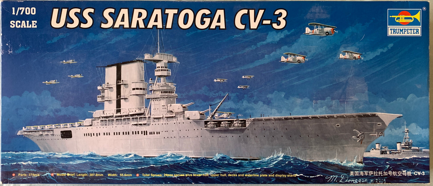Trumpeter 1/700 USS Saratoga CV-3