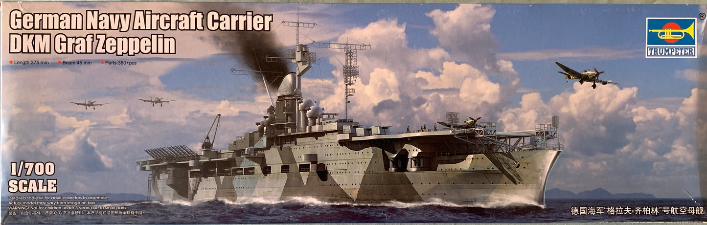 Trumpeter 1/700 German Navy Aircraft Carrier DKM Graf Zeppelin