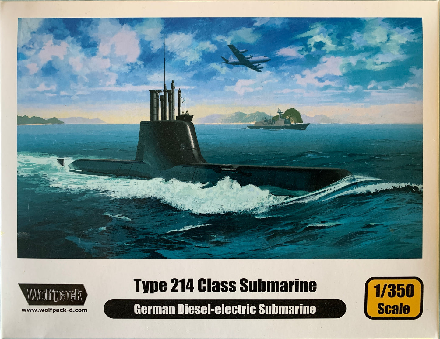 Wolfpack 1/350 Type 214 Class Submarine