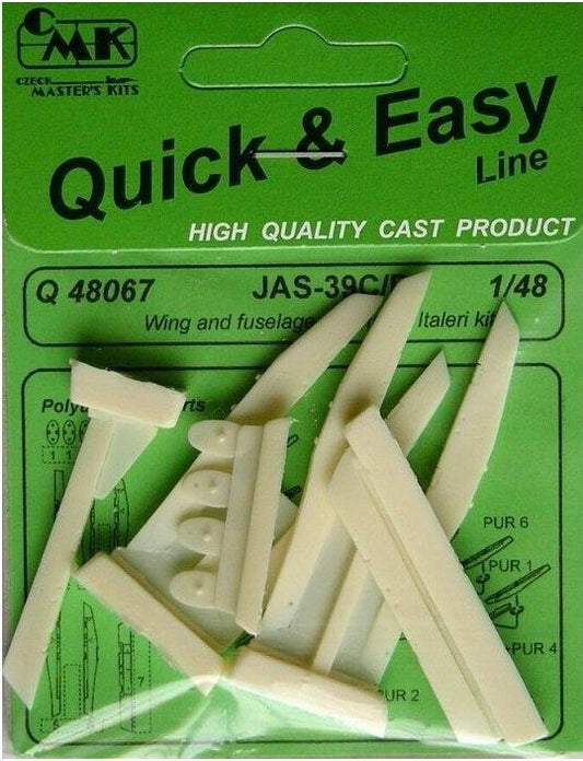 [64] CMK 1/48 JAS-39C/D Wing & Fuselage Pylons