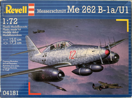 Revell 1/72 Messerschmitt Me 262B-1a/U1