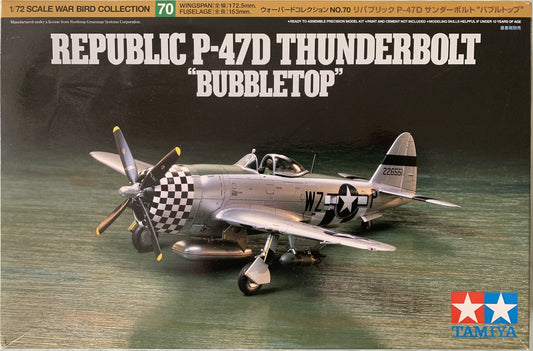 Tamiya 1/72 Republic P-47D Thunderbolt "Bubbletop"
