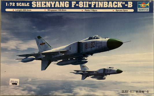 Trumpeter 1/72 Shenyang F-8II "Finback" B