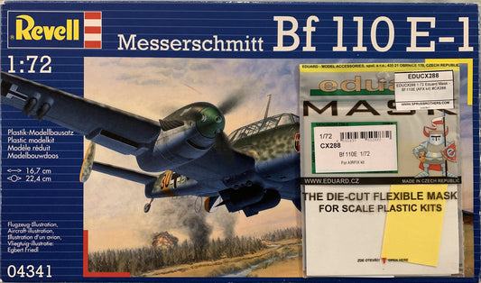 Revell 1/72 Messerschmitt Bf 1110E-1 + mask set